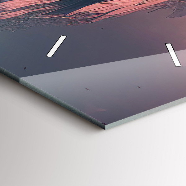 Reloj vertical Bosque mágico y cordillera - espejomat.es