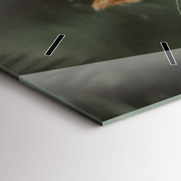 Reloj de cristal vertical Ardilla y fauna salvaje - espejomat.es