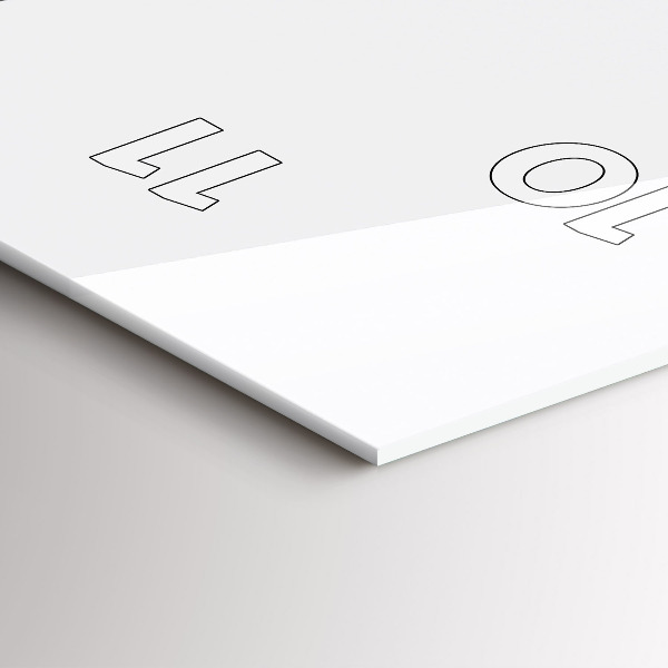 Reloj de cristal vertical Palacio de Cultura y Ciencia - espejomat.es