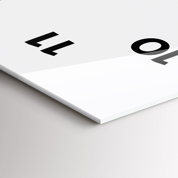 Reloj de cristal vertical Palacio de Cultura y Ciencia - espejomat.es