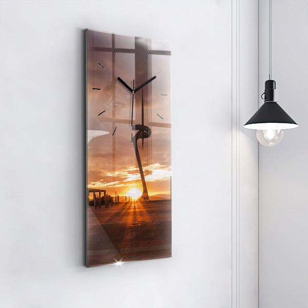 Reloj de cristal vertical Parque Olímpico de Barcelona - espejomat.es