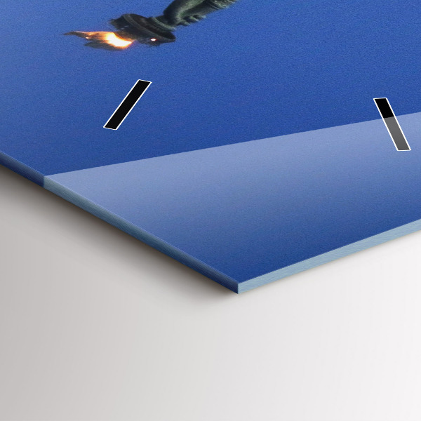 Reloj de vidrio vertical Estatua de la Libertad en Nueva York - espejomat.es