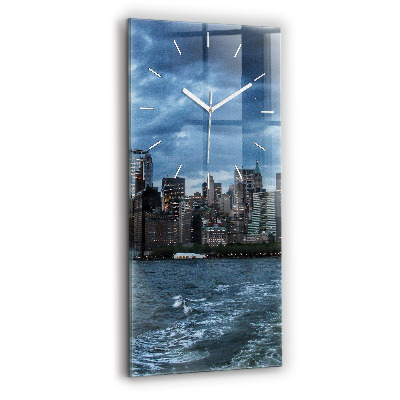 Reloj vertical Panorama de Nueva York - espejomat.es