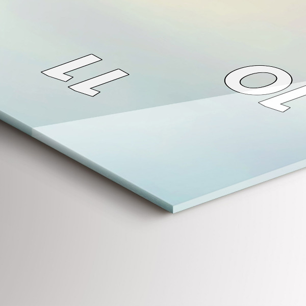 Reloj de vidrio vertical Big Ben, horizonte de Londres - espejomat.es