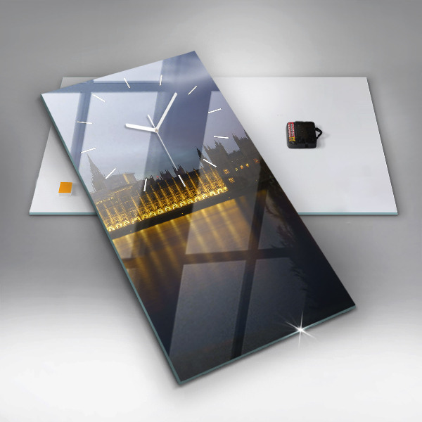 Reloj de vidrio vertical Palacio Winchester de Londres - espejomat.es