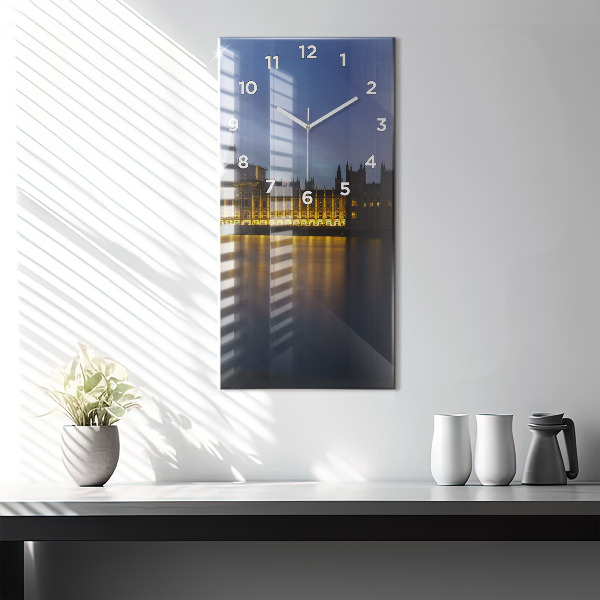 Reloj de vidrio vertical Palacio Winchester de Londres - espejomat.es