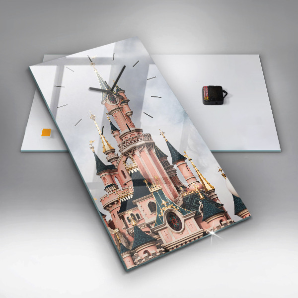 Reloj vertical Castillo de Disneyland en París - espejomat.es