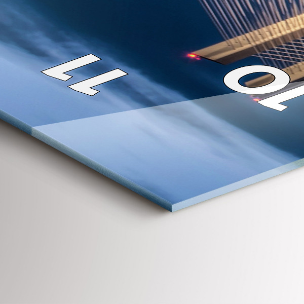 Reloj vertical Puente Rędziński Wroclaw - espejomat.es