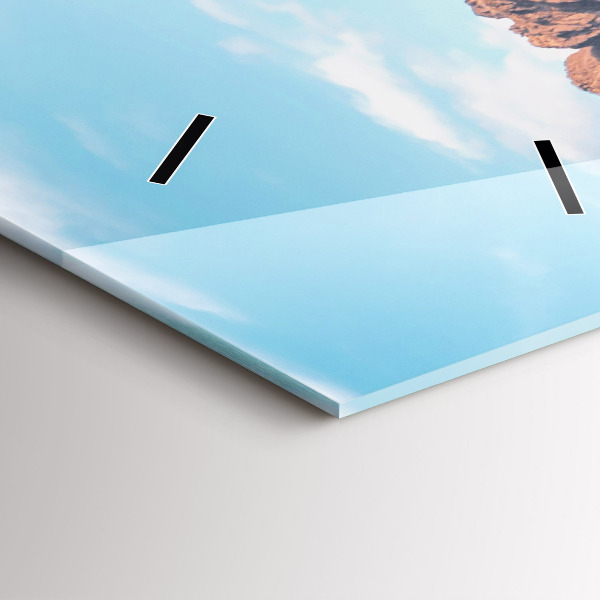 Reloj vertical Cabaña en los montes Tatra - espejomat.es