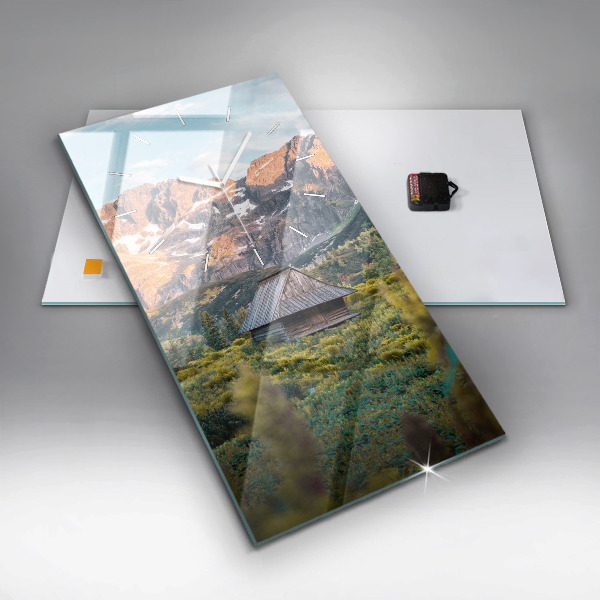 Reloj vertical Cabaña en los montes Tatra - espejomat.es