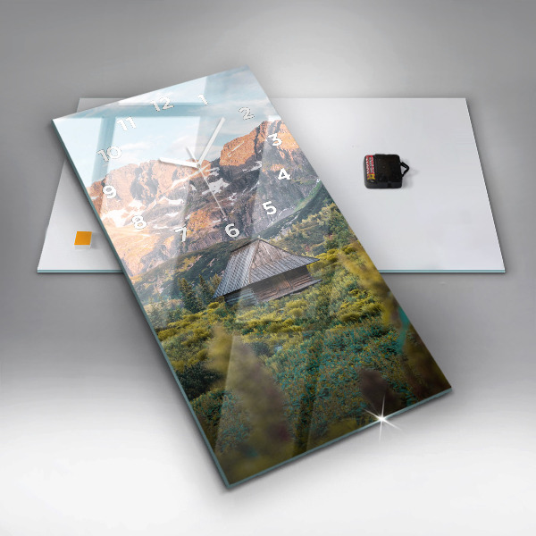 Reloj vertical Cabaña en los montes Tatra - espejomat.es