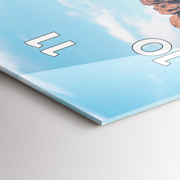 Reloj vertical Cabaña en los montes Tatra - espejomat.es