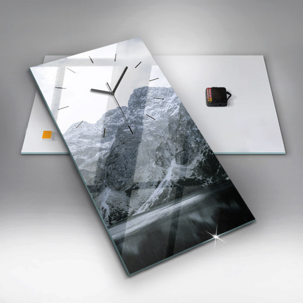 Reloj de vidrio vertical Morskie Oko en los montes Tatra - espejomat.es