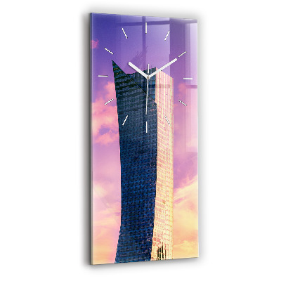 Reloj vertical Rascacielos en Varsovia - espejomat.es