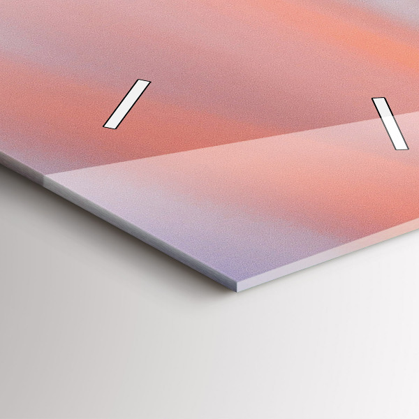 Reloj de vidrio vertical Lago a vista de pájaro - espejomat.es