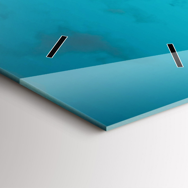 Reloj de cristal vertical Mujer en la carretera - espejomat.es