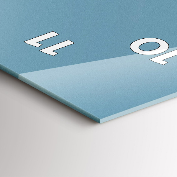 Reloj de cristal vertical Palmeras en Los Ángeles - espejomat.es