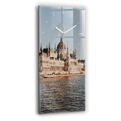 Reloj de vidrio vertical Parlamento en Budapest - espejomat.es