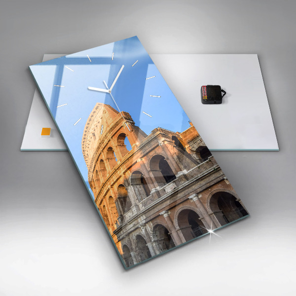 Reloj de cristal vertical Coliseo de Roma - espejomat.es