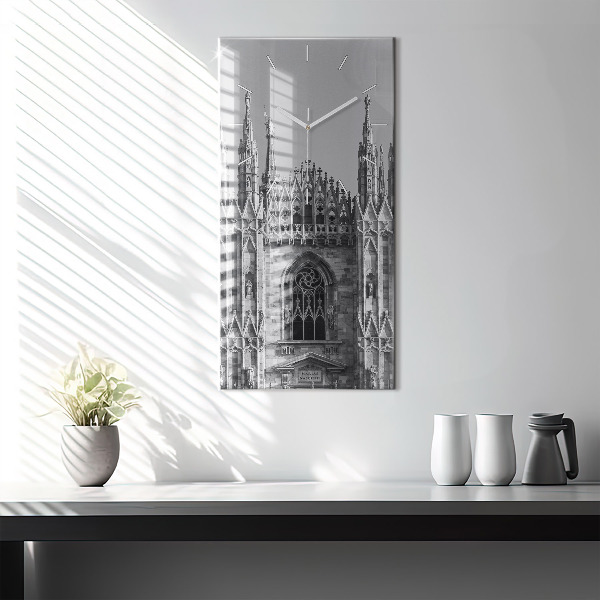 Reloj de cristal vertical Catedral Duomo Di Milano - espejomat.es