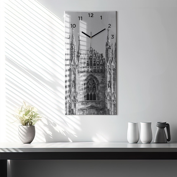 Reloj de cristal vertical Catedral Duomo Di Milano - espejomat.es