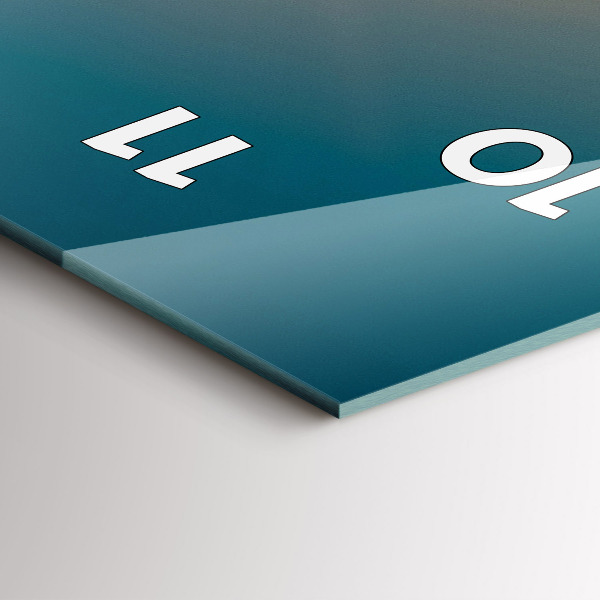 Reloj vertical Paisaje al amanecer - espejomat.es