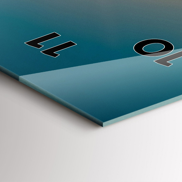 Reloj vertical Paisaje al amanecer - espejomat.es