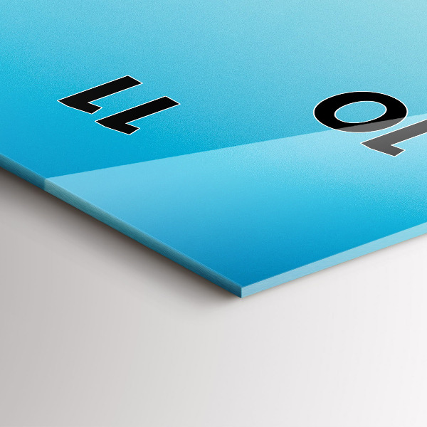 Reloj de cristal vertical Puente de Rialto en Venecia - espejomat.es