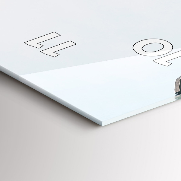 Reloj de cristal vertical Casa danzante Praga - espejomat.es