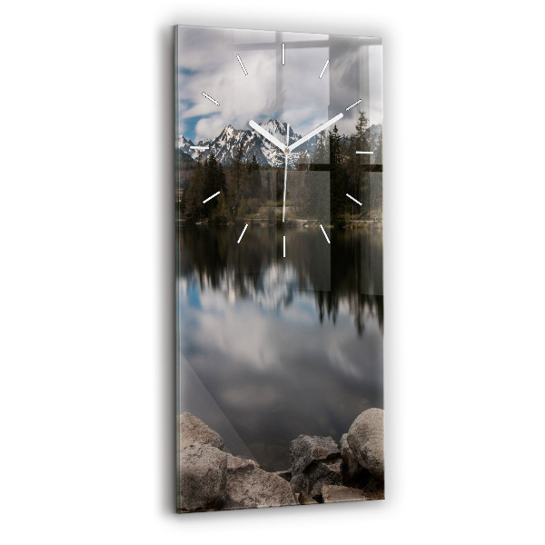Reloj de cristal vertical Altos Tatras en Eslovaquia - espejomat.es