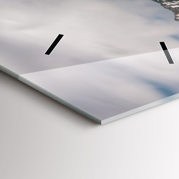 Reloj de cristal vertical Altos Tatras en Eslovaquia - espejomat.es