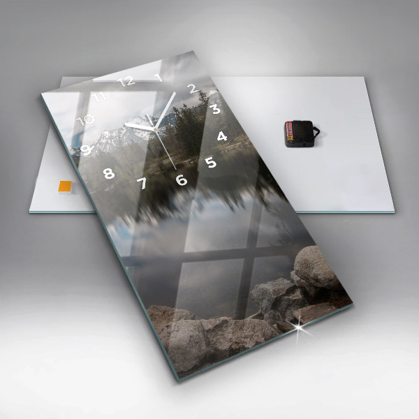 Reloj de cristal vertical Altos Tatras en Eslovaquia - espejomat.es