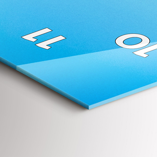 Reloj de vidrio vertical Southportland Escocia - espejomat.es