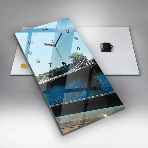 Reloj de vidrio vertical Southportland Escocia - espejomat.es