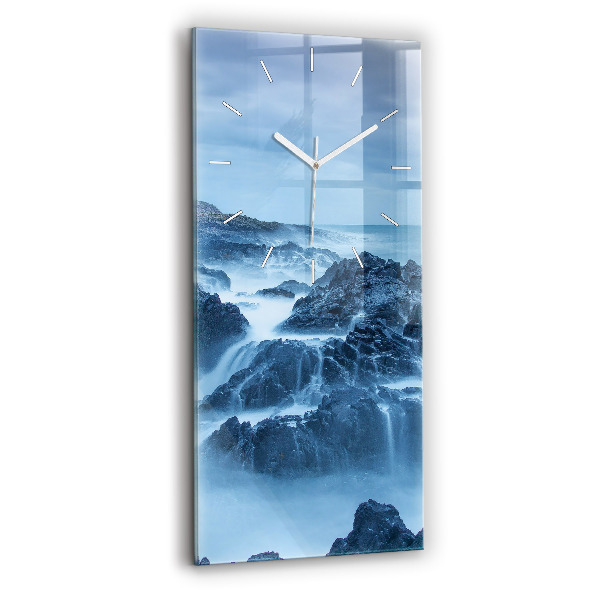 Reloj de vidrio vertical Faro - espejomat.es