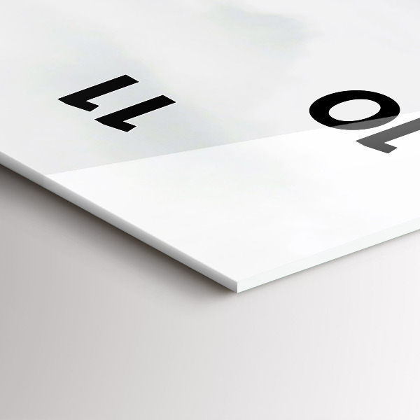 Reloj de vidrio vertical Castillo de Eilean Donan Escocia - espejomat.es