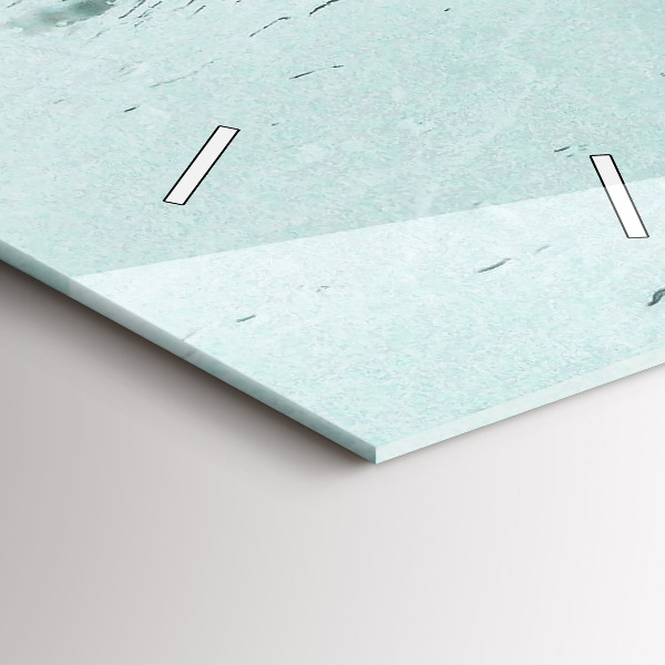 Reloj de cristal vertical Londres lluvioso - espejomat.es