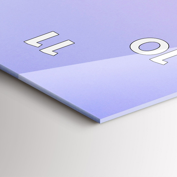 Reloj vertical Vista de rascacielos estadounidenses - espejomat.es