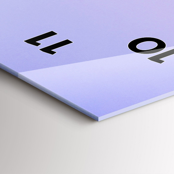 Reloj vertical Vista de rascacielos estadounidenses - espejomat.es