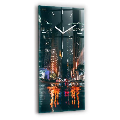 Reloj de cristal vertical Hotel Hilton en Houston - espejomat.es