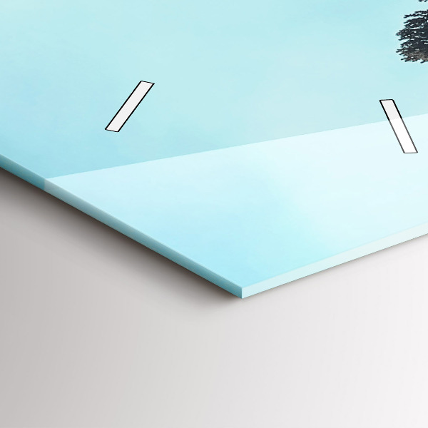 Reloj vertical Montañas en Yellowstone - espejomat.es