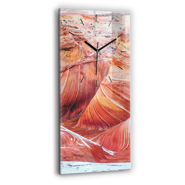 Reloj de vidrio vertical Pintoresco Gran Cañón - espejomat.es