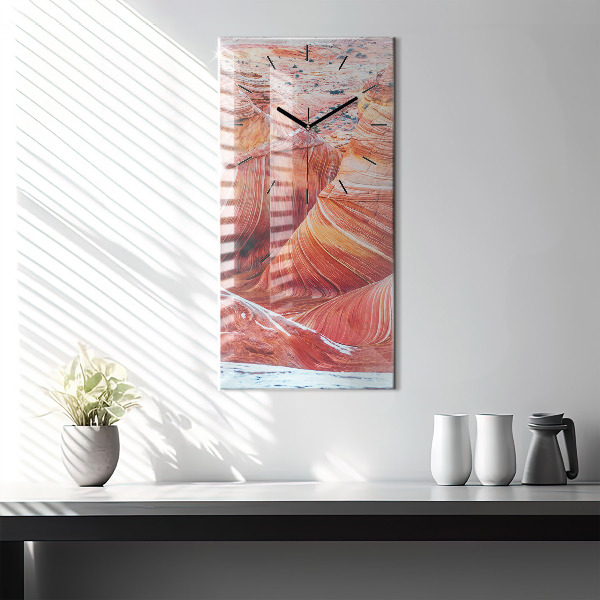 Reloj de vidrio vertical Pintoresco Gran Cañón - espejomat.es