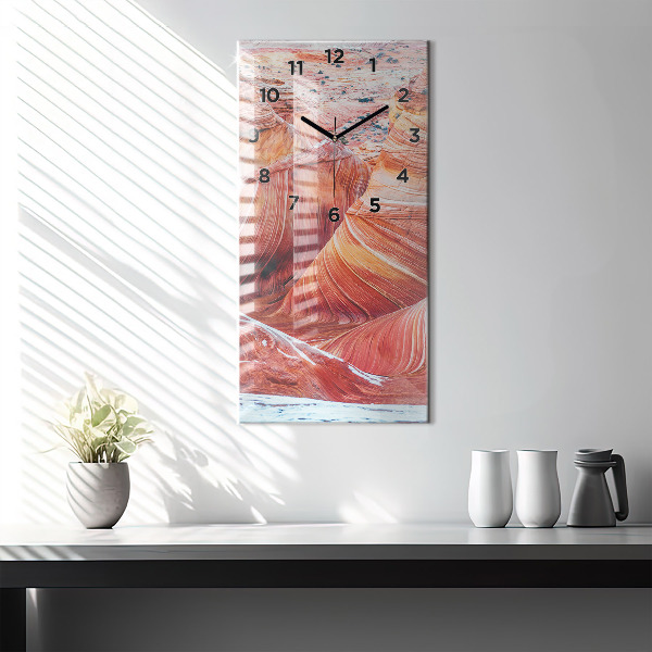 Reloj de vidrio vertical Pintoresco Gran Cañón - espejomat.es