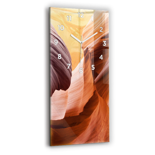 Reloj de cristal vertical Cañón del Antílope - espejomat.es