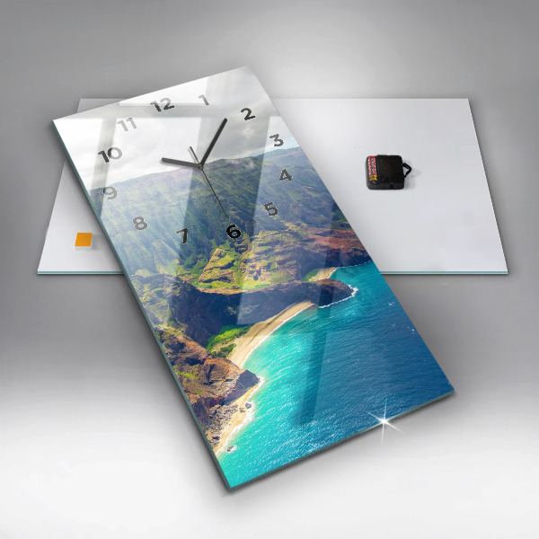 Reloj vertical Mar hawaiano - espejomat.es
