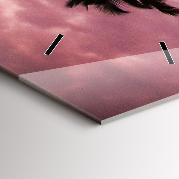 Reloj vertical Palmeras en Hawai - espejomat.es