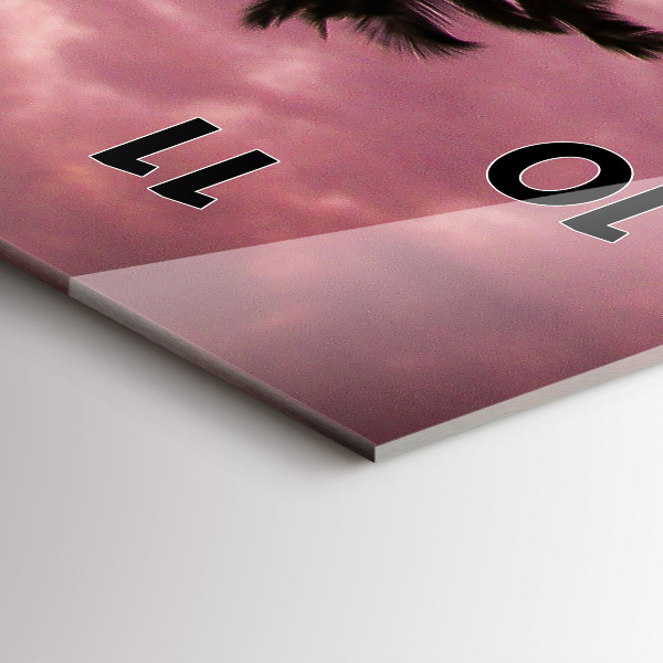 Reloj vertical Palmeras en Hawai - espejomat.es