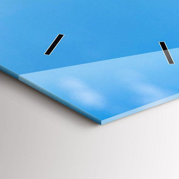 Reloj vertical Fotografía del agua - espejomat.es