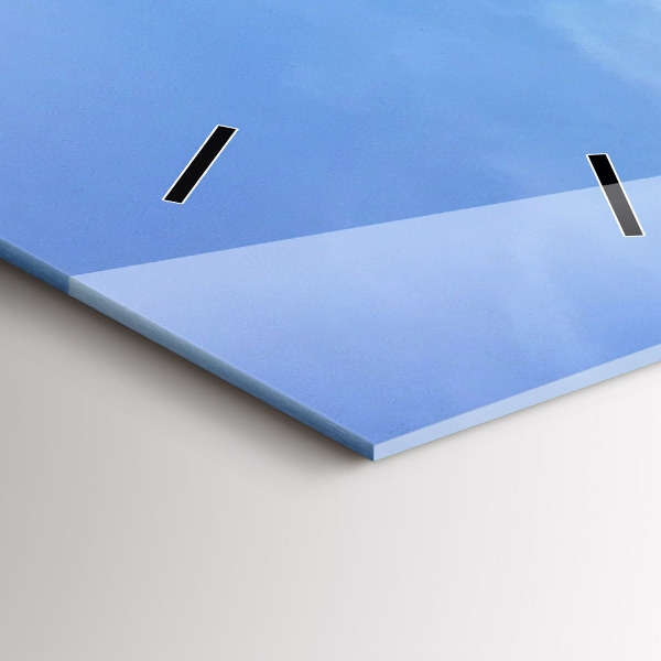 Reloj de cristal vertical Vista del mar - espejomat.es